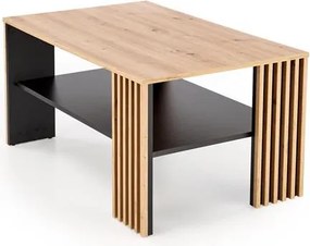 Konferenčný stolík Femme (dub artisan + čierna). Vlastná spoľahlivá doprava až k Vám domov. 1092442