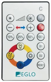 Eglo 97577 - LED stmievateľné stropné svietidlo SILERAS LED/21W/230V pr. 45 cm