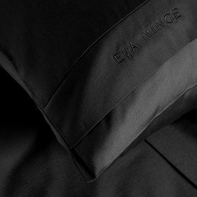 MAKOSATÉNOVÉ OBLIEČKY EVA MINGE ELEGANT1B 200X220 CM, 2 KS 70X80 CM ČIERNE