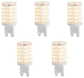 Sada 5 inteligentných stmievateľných LED žiaroviek G9 číra 2,5 W 250 lm 2700-6500 K