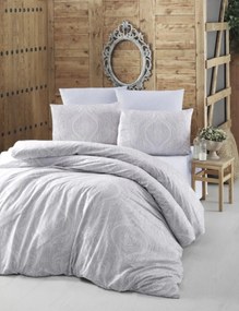 Obliečky bavlnené Elegante sivé TiaHome - 1x Vankúš 90x70cm, 1x Paplón 140x200cm