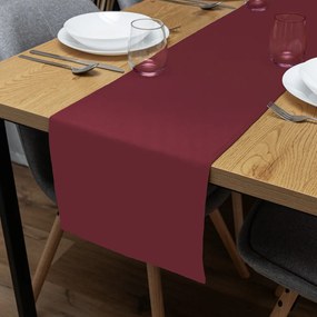 Biante Dekoračný behúň na stôl Rongo RG-044 Tmavé bordó 20x120 cm