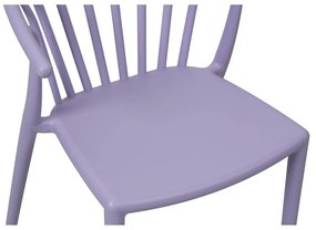 Plastová záhradná stolička v levanduľovej farbe Capri – Bonami Essentials