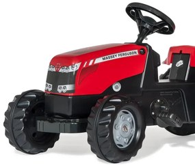 Šlapací traktor Rolly Toys Massey Ferguson s prívesom 012305