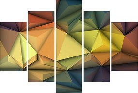 Obraz - Polygonálna 3D abstrakcia (150x105 cm)