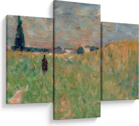 Obraz - Georges Seurat, A Summer Landscape, reprodukcia (90x60 cm)