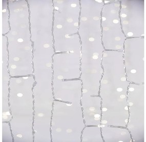LED Vonkajší vianočný záves CURTAIN 480xLED/8,4W/230V 3x3 m IP44 studená biela