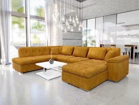 Rohová sedačka Tony s funkciou spania, Dostupné poťahy: Wave 05, Strana: Pravá - U