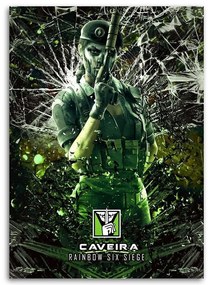 Gario Obraz na plátne Zelená postava hrajúca Rainbow Six Siege - SyanArt Rozmery: 40 x 60 cm