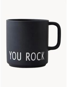 Dizajnová kávová šálka's nápisom Favourite YOU ROCK