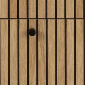 Komoda v dekore duba v prírodnej farbe 81x80x40 cm Albany – Actona