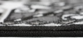 TA Koberec C645A BLACK EUFRAT ESM Čierny Obdĺžnikový Rozmer: 140x200 cm