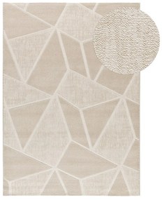 Krémovobiely koberec 133x190 cm Sensation – Universal