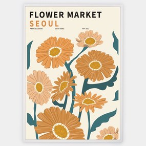 Plagát Flower Market Seoul