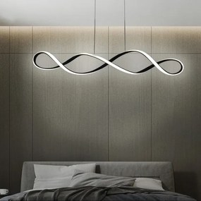 LED Luster na lanku INFINITO LED/34W/230V čierna