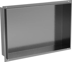 Mexen X-Wall-NR, polica na zapustenie bez príruby 45 x 30 cm, grafitová matná - 19E1453010