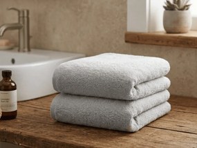 Osuška NORIELLE 50x90 cm svetlosivá, 100% bavlna