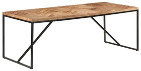 Jedálenský stôl 200x90x76 cm akáciový a mangovníkový masív