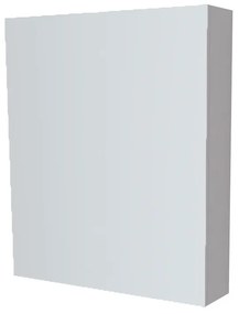 Mereo, Mereo Kúpeľňová zrkadlová skrinka 60 cm, galerka, 1x dvierka ľavá, Multidecor, Arktická sivá, MER-CN798G61ARS1