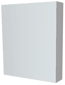 Mereo, Mereo Kúpeľňová zrkadlová skrinka 60 cm, galerka, 1x dvierka ľavá, Multidecor, Arktická sivá, MER-CN798G61ARS1