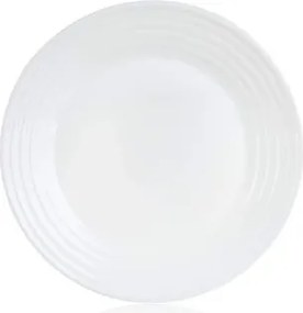 Dezertný tanier Harena 19 cm, biele sklo%