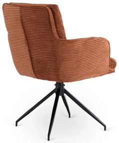 Otočná stolička MIA hnedá