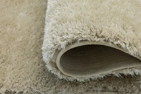 Metrážny koberec Shaggy Silky 74 béžový