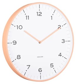 Karlsson 6011OR dizajnové nástenné hodinyoranžová, pr. 40 cm