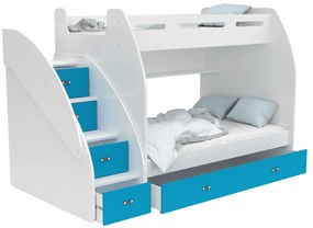 GL Multifunkčná poschodová posteľ Max 3 Farba: Biela