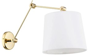 Argon 4897 - Nástenná lampa ZAKYNTOS PLUS 1xE27/15W/230V biela/zlatá