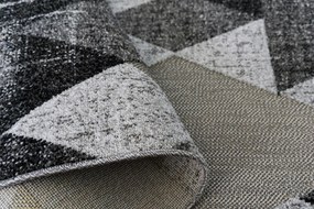 Koberec Lagos 1700 GREY – sivý obdĺžnikový koberec s vzorom Rozmer: 200x290 cm
