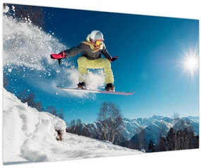 Obraz - Snowboardista (90x60 cm)