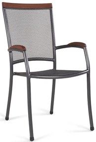 Záhradná stolička Hul Flysta šedá