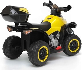 LEAN CARS Nabíjateľná štvorkolka GTS1188-A žltá