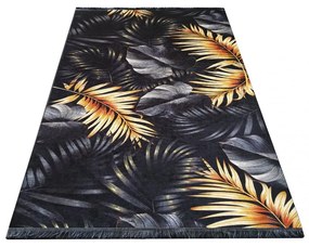 Moderný koberec s motívom lístia Šírka: 80 cm | Dĺžka: 150 cm