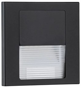 Paulmann 80001 - LED/1W Schodiskové svietidlo TSARO 230V Follow/čierna