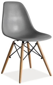 Jedálenská stolička Signal ENZO buk/sivá