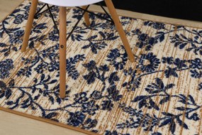 Alfa Carpets, TRHÁK: Kusový koberec Flowers beige, 190x280, béžová, obývacia izba