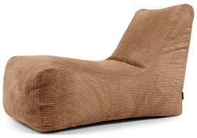 Hnedý menčestrový sedací vak Lounge – SLOWDOWN