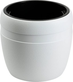 PLASTOVÝ KVETINÁČ LUNA CLASSIC 33X30 CM BIELA
