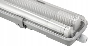 Hermetické LED svietidlo 2x60cm G13 - IP65 + žiarivky