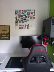 Toptabule.sk  Bezrámová tabuľa na magnetky BIELA 60x60 cm