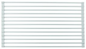 Hliníková odkvapkávacia mriežka na drez v striebornej farbe Metro – iDesign