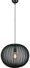 Markslöjd 108791 - Luster na lanku FORENCE 1xE27/40W/230V pr. 50 cm čierna
