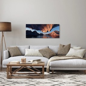 Obraz - 3D útesy (120x50 cm)