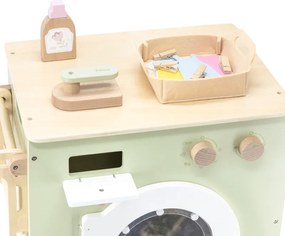 Drevená práčka PolarB – práčka, sušička a žehliaca doska v jednom