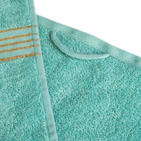 BAVLNENÝ UTERÁK TIWANO 70X140 CM SVETLOTYRKYSOVÁ