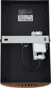 Japandi nástenné svietidlo oranžové s čiernou IP44 - Jayla