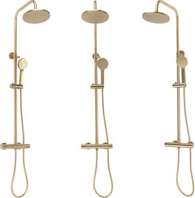 Rea Parot, sprchová súprava s termostatickou batériou, zlatá matná, REA-P2323