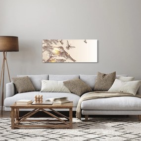Obraz - Kolibríky (120x50 cm)